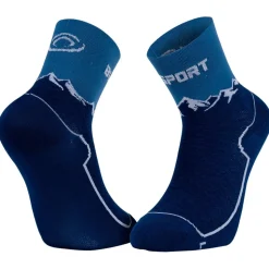 Calze Bv Sport Double Gr Socks Mid Bleu Navy