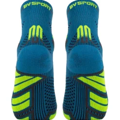 Calze Bv Sport Trail Socks Ultra Mid Bleu Jaune
