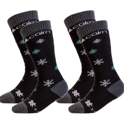 Calze Cairn Duo Pack Spirit Junior Black Snow