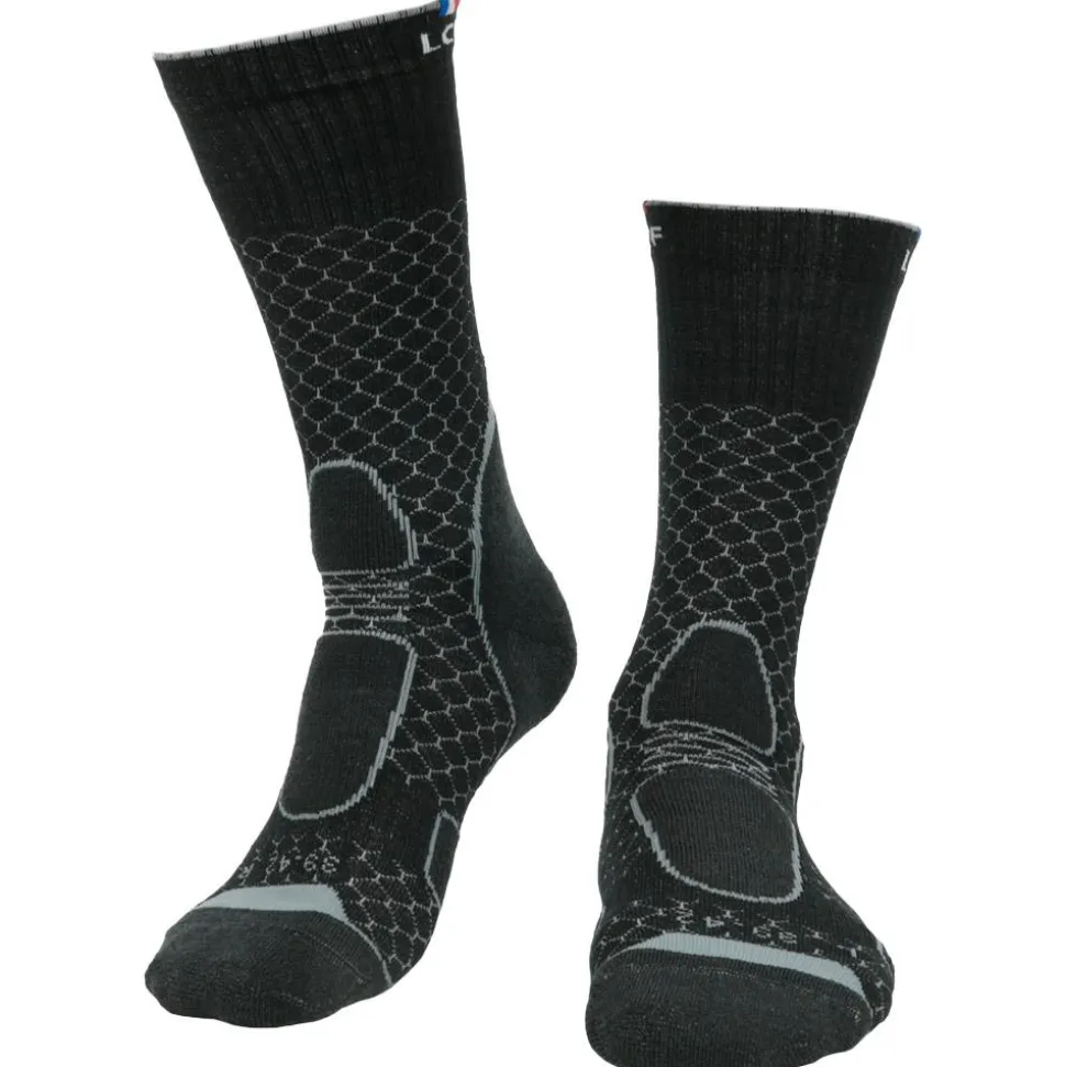 Calze La Chaussette de France Trekker High Noir Gris