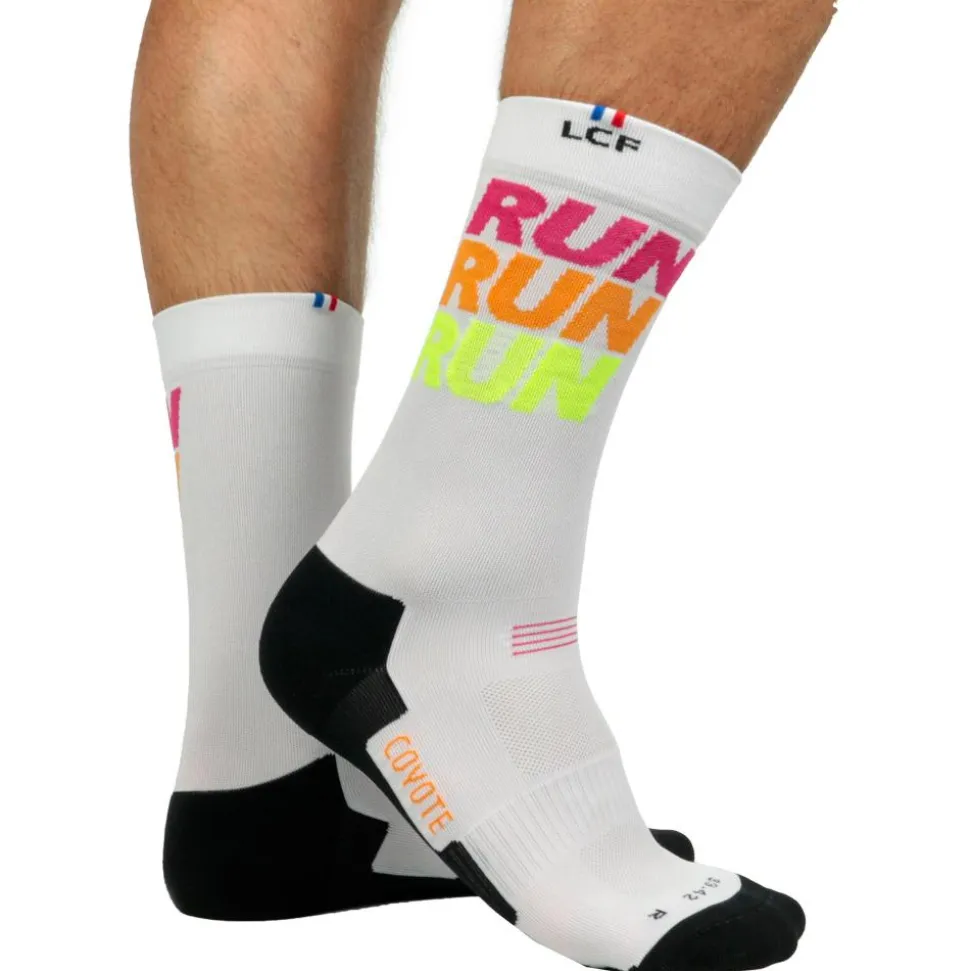 Calze La Chaussette de France Coyote High RunRunRun White