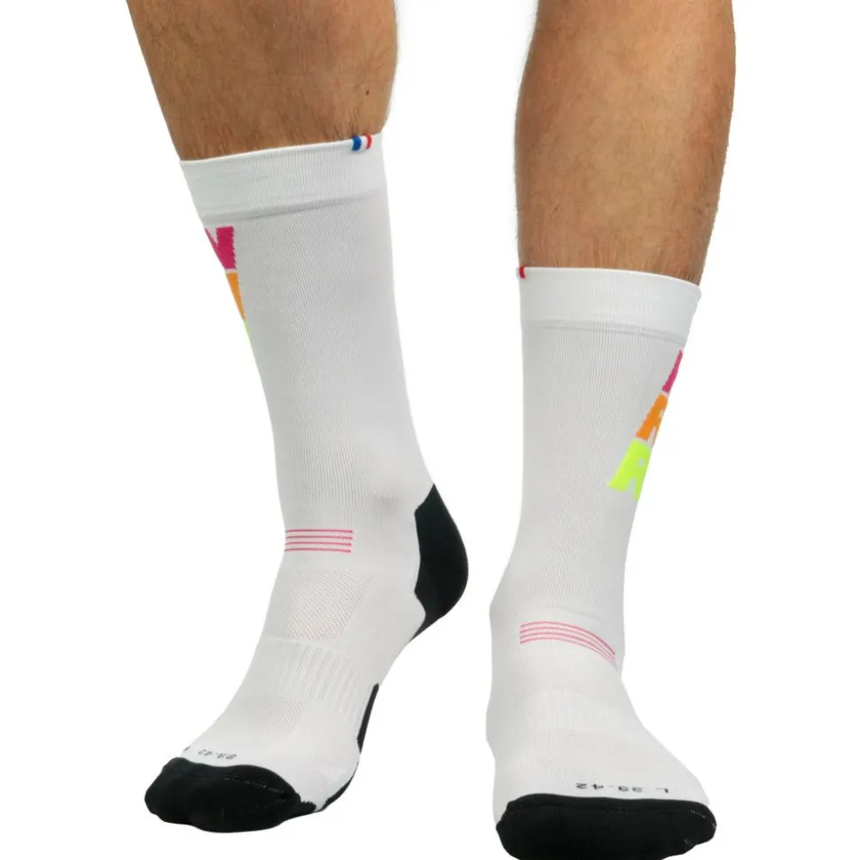 Calze La Chaussette de France Coyote High RunRunRun White