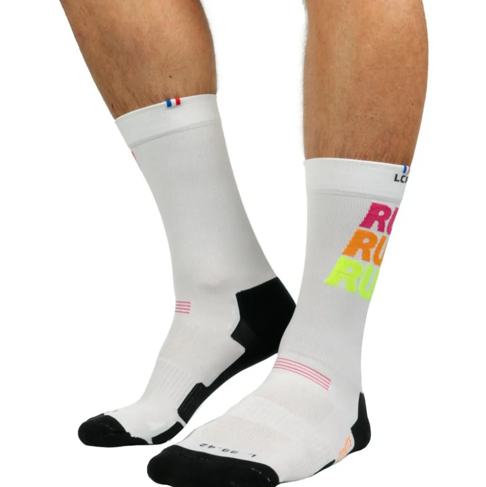 Calze La Chaussette de France Coyote High RunRunRun White