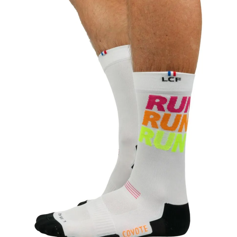 Calze La Chaussette de France Coyote High RunRunRun White