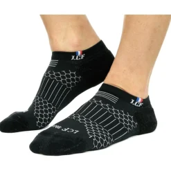 Calze La Chaussette de France Boogaloo Blanc Noir