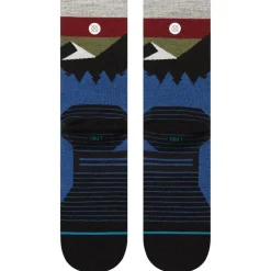 Calze Stance Perf Hike Wool Crew Light Cushion Sock Cobalt