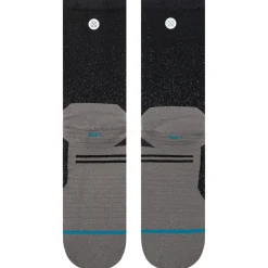 Calze Stance Perf Run Crew Light Cushion Sock Powder Split Black