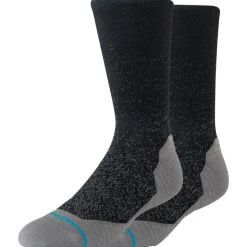 Calze Stance Perf Run Crew Light Cushion Sock Powder Split Black