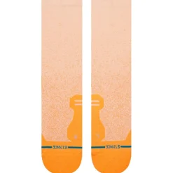 Calze Stance Perf Run Crew Light Cushion Sock Powder Split Mango