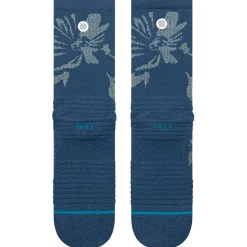Calze Stance Perf Run Crew Mid Cushion Sock Flora Scan Deep Teal