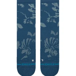 Calze Stance Perf Run Crew Mid Cushion Sock Flora Scan Deep Teal