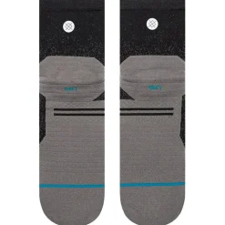 Calze Stance Perf Run Quarter Light Cushion Sock Powder Split Black