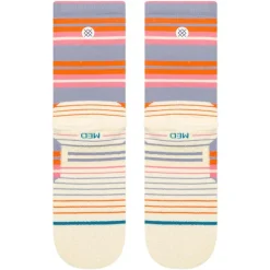 Calze Stance Perf Run Womens Crew Mid Cushion Sock Lennon Blue