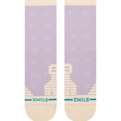Calze Stance Perf Run Womens Crew Mid Cushion Sock Latta Lilac
