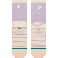 Calze Stance Perf Run Womens Crew Mid Cushion Sock Latta Lilac