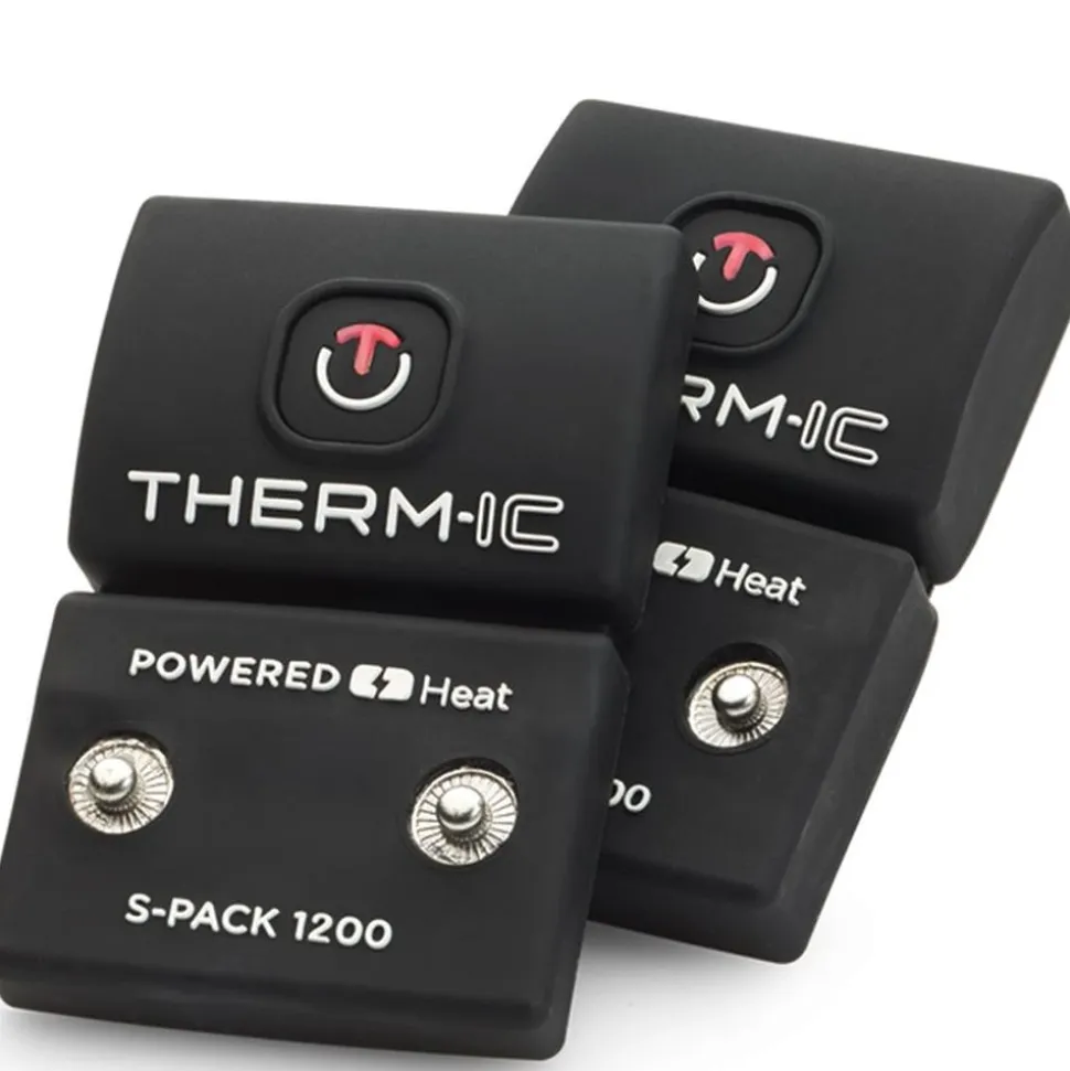 Calze Therm-Ic Powersock Set Heat Fusion Uni + S-Pack 1200 Black Grey