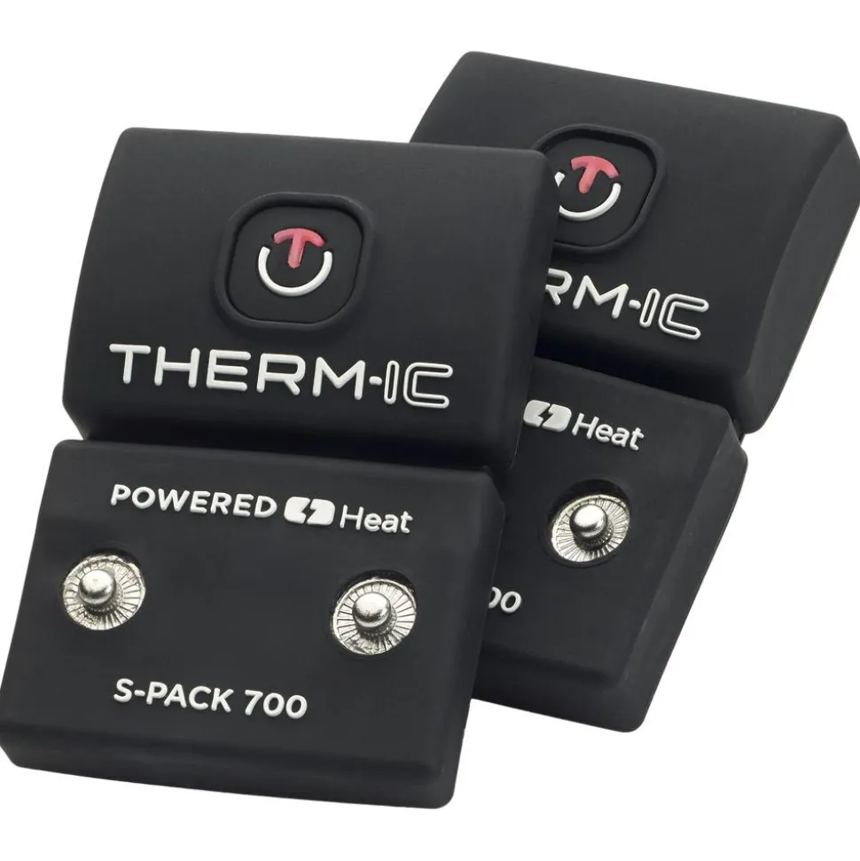 Calze Therm-Ic Powersock Set Heat Fusion Uni + S-Pack 700 Black Grey