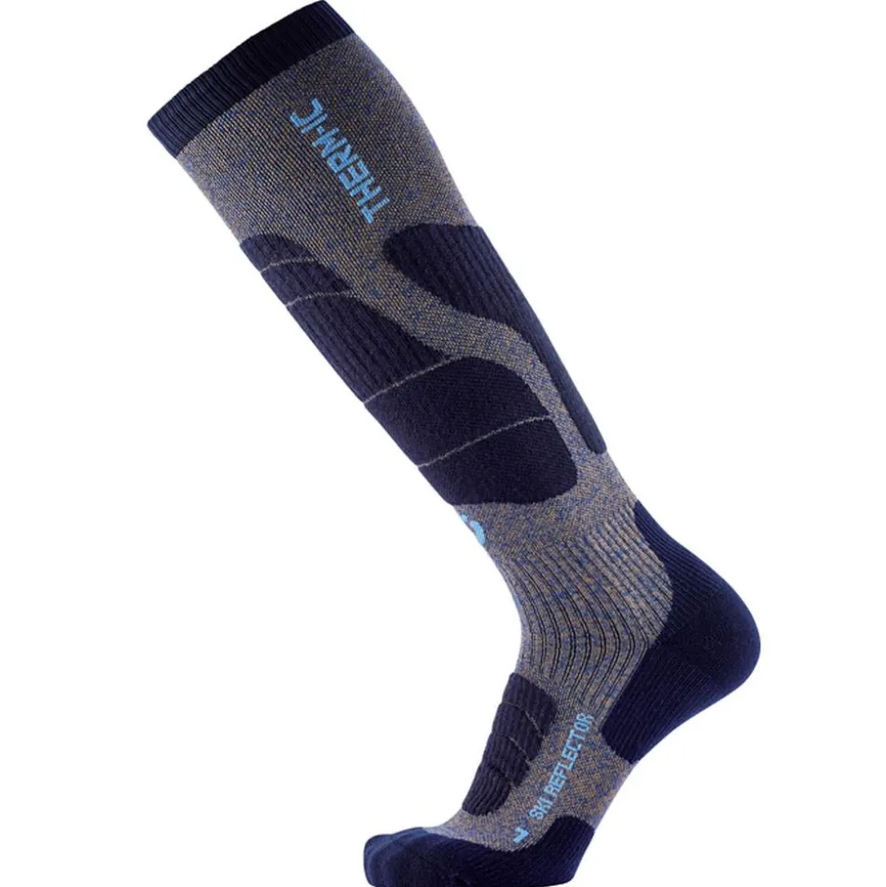 Calze Therm-Ic Ski Merino Reflector Men Blue Gold