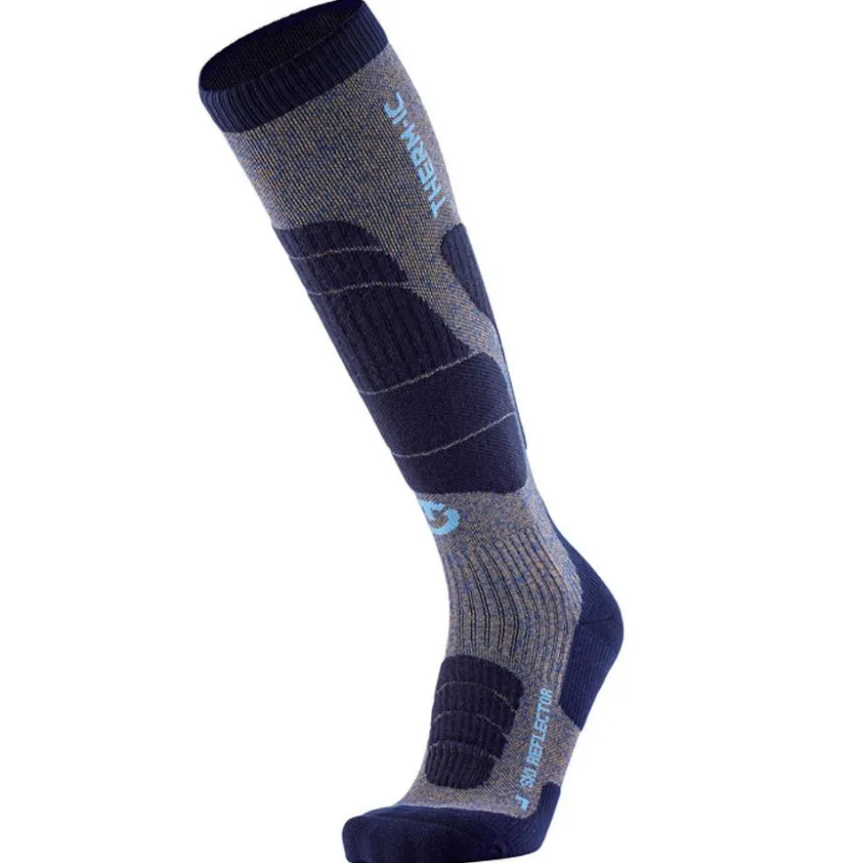 Calze Therm-Ic Ski Merino Reflector Men Blue Gold