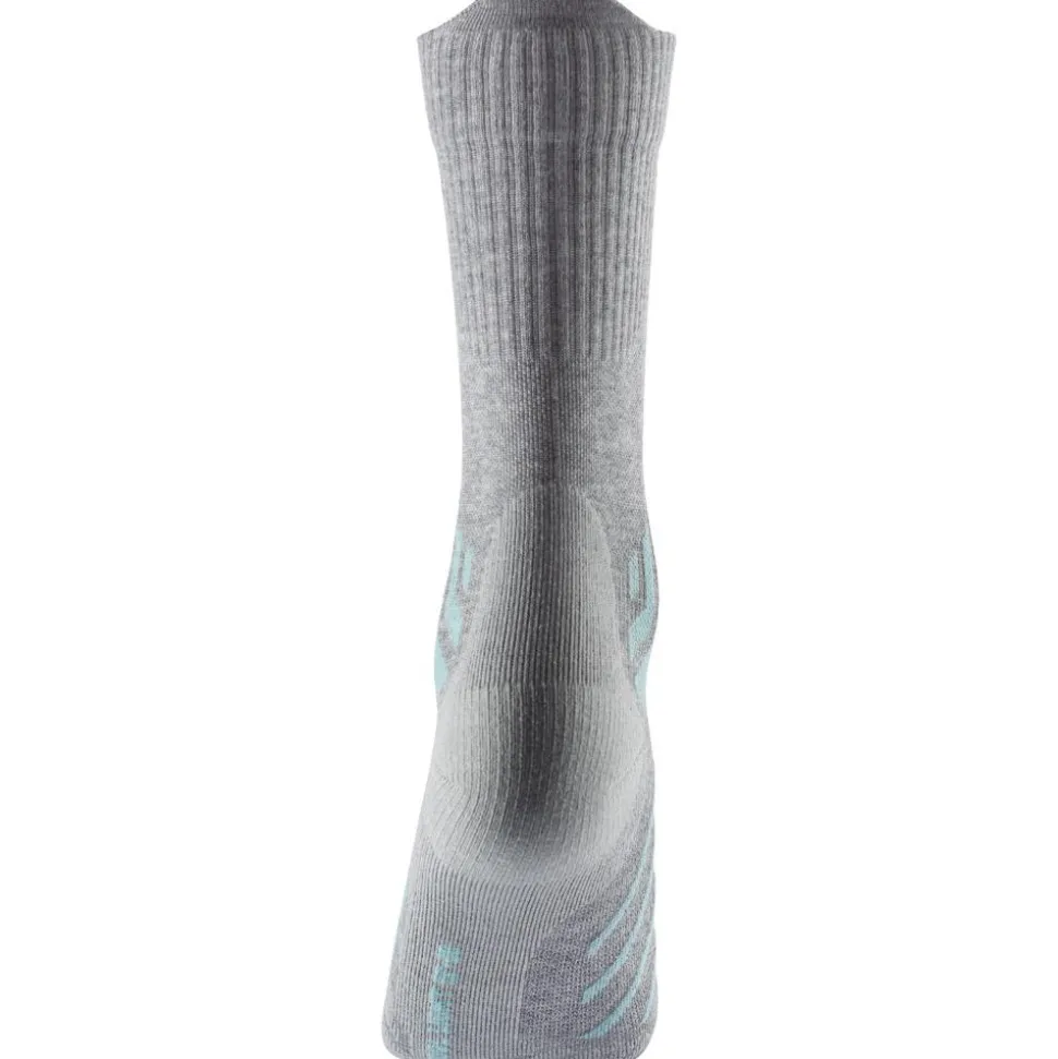 Calze Therm-Ic Trekking Cool Light Crew Lady Gris Clair Turquoise