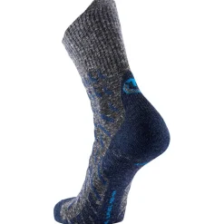 Calze Therm-Ic Trekking Ultra Cool Linen Crew Bleu Marine Gris