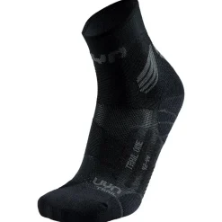 Calze Uyn Man Run Trail One Black Grey