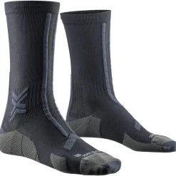 Calze X Socks Trail Run Discover Crew Black Charcoal
