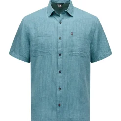 Camicia da trekking Black Diamond Scenic Route Short Sleeve Midnight Blue Glacier