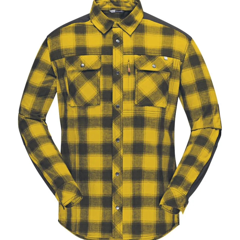 Camicia da trekking Norrona Svalbard Flannel M's Golden Palm