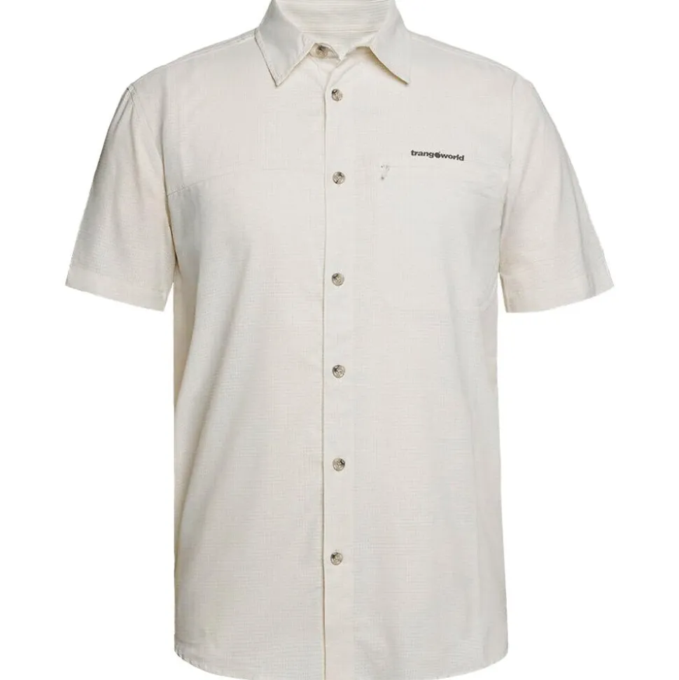 Camicia da trekking Trangoworld Esera DF White Onyx