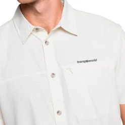 Camicia da trekking Trangoworld Esera DF White Onyx
