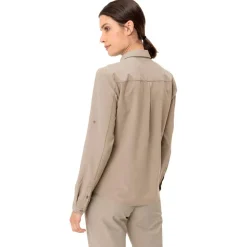 Camicia da trekking Vaude Women's Rosemoor Long Sleeve Shirt IV Linen