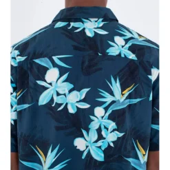 Camicia Hurley Rincon Short Sleeve Armored Navy