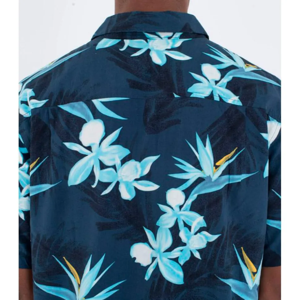 Camicia Hurley Rincon Short Sleeve Armored Navy