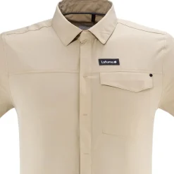 Camicia Lafuma Skim Plain Shirt Short Sleeve M Straw