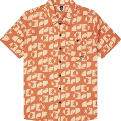 Camicia Picture Mataikona Short Sleeve Shirt Sunset Waves Print