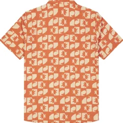Camicia Picture Mataikona Short Sleeve Shirt Sunset Waves Print