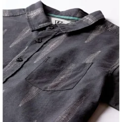 Camicia Vissla Seaside Eco Short Sleeve Shirt Phantom