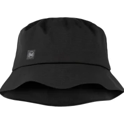 Cappelli da pescatore Buff Rain Bucket Hat Solid Black