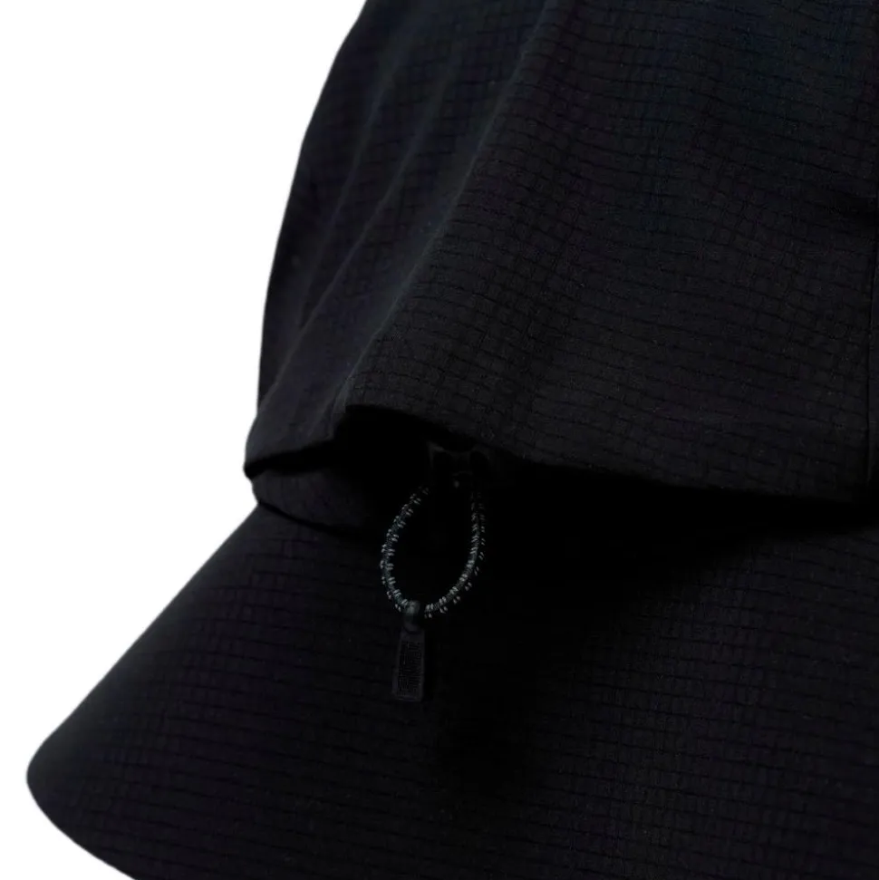 Cappelli da pescatore Buff Rain Bucket Hat Solid Black