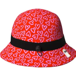 Cappelli da pescatore Curlynak Bob Running Red Heart
