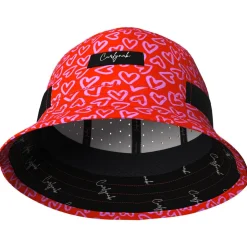 Cappelli da pescatore Curlynak Bob Running Red Heart