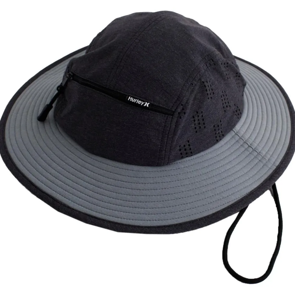 Cappelli da pescatore Hurley Phantom Shield Boonie Black