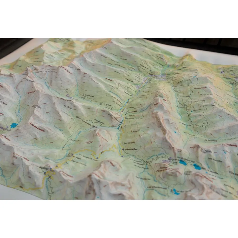 Carte 3D Deniveles Aiguilles-D'arves, Galibier & Thabor (Summer)