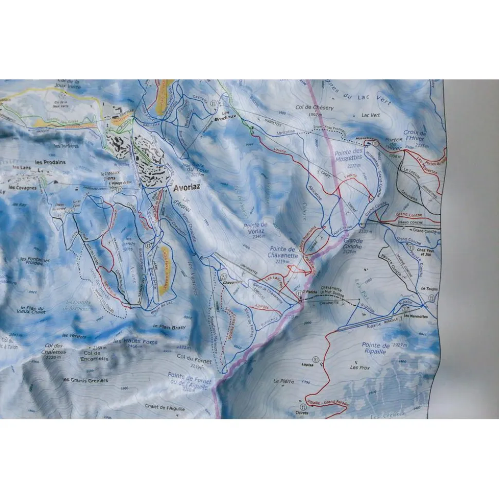 Carte 3D Deniveles Carte Des Pistes Portes Du Soleil Les Gets – Morzine – Avoriaz