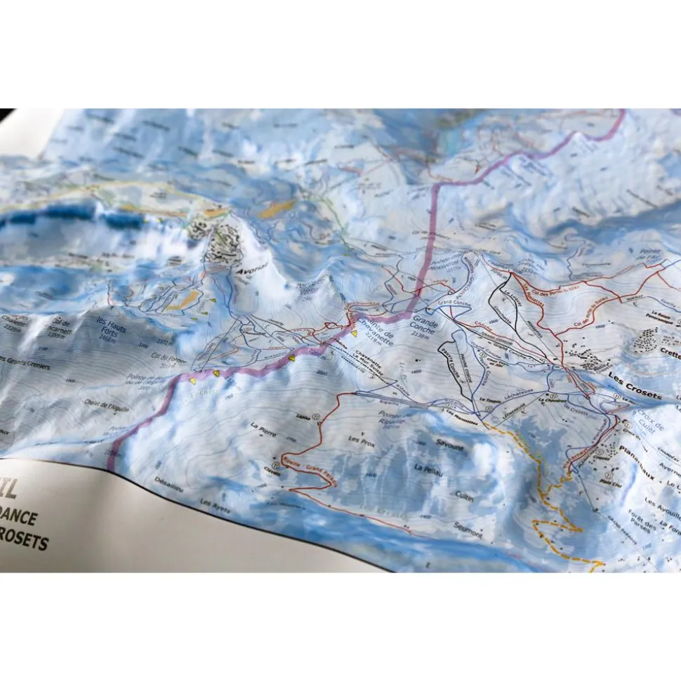 Carte 3D Deniveles Carte Des Pistes Portes Du Soleil Avoriaz Châtel Chapelle d’Abondance
