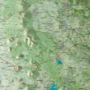 Carte 3D Deniveles Chaine Des Puys