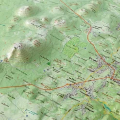 Carte 3D Deniveles Chaine Des Puys
