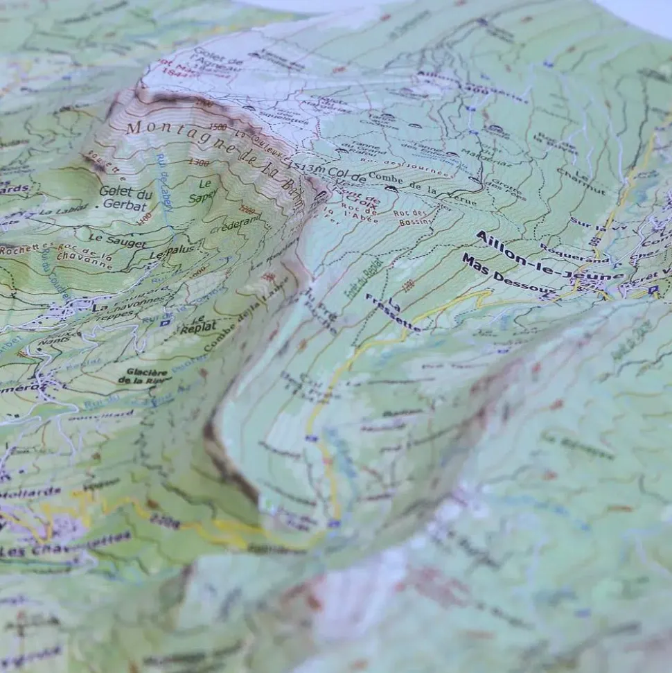 Carte 3D Deniveles Chambery