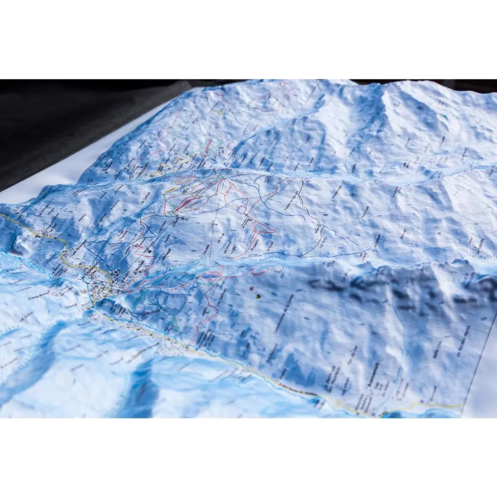 Carte 3D Deniveles Domaine Galibier-Thabor (Winter)